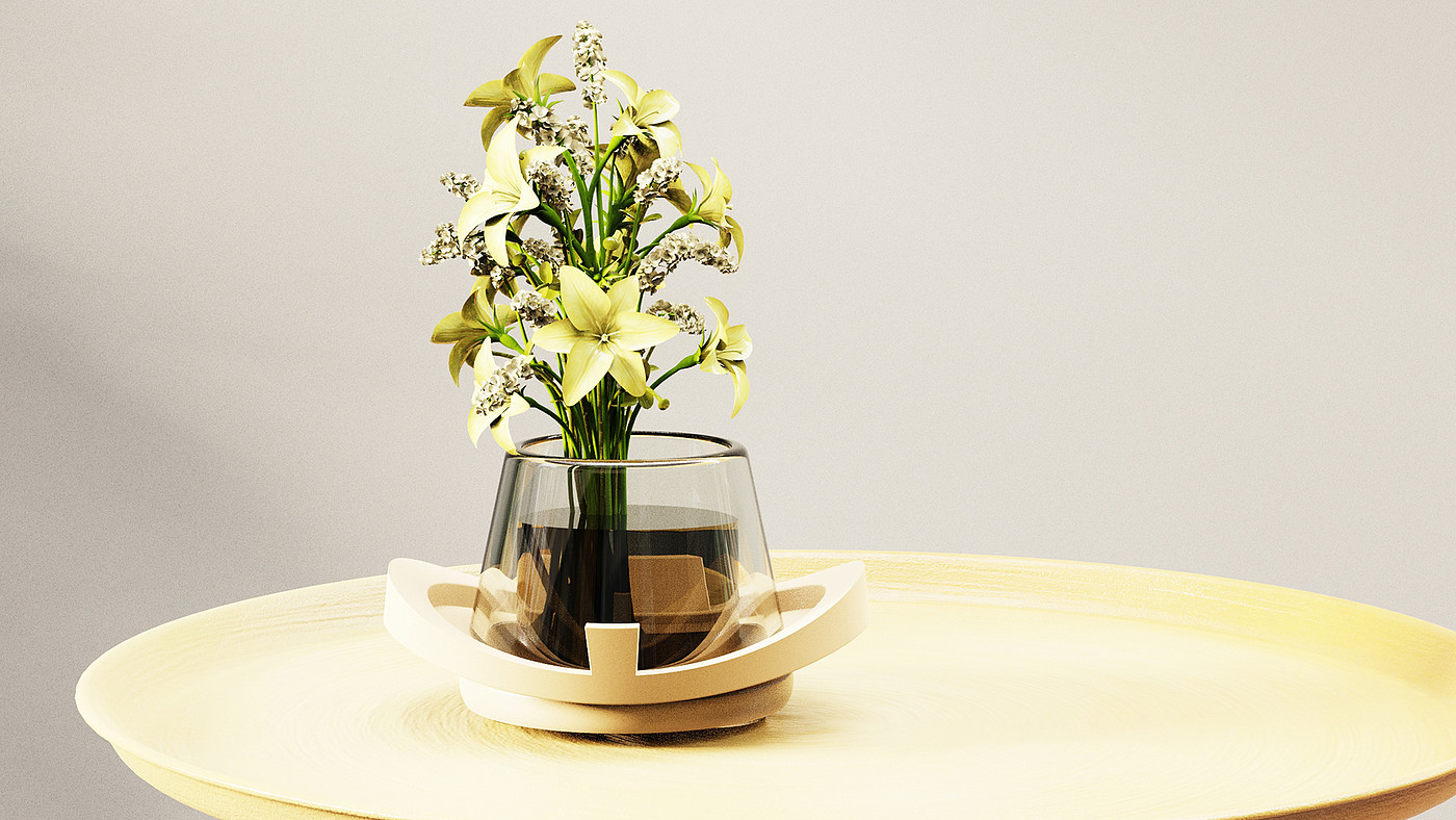 Flower pot design, furniture design, creative design，