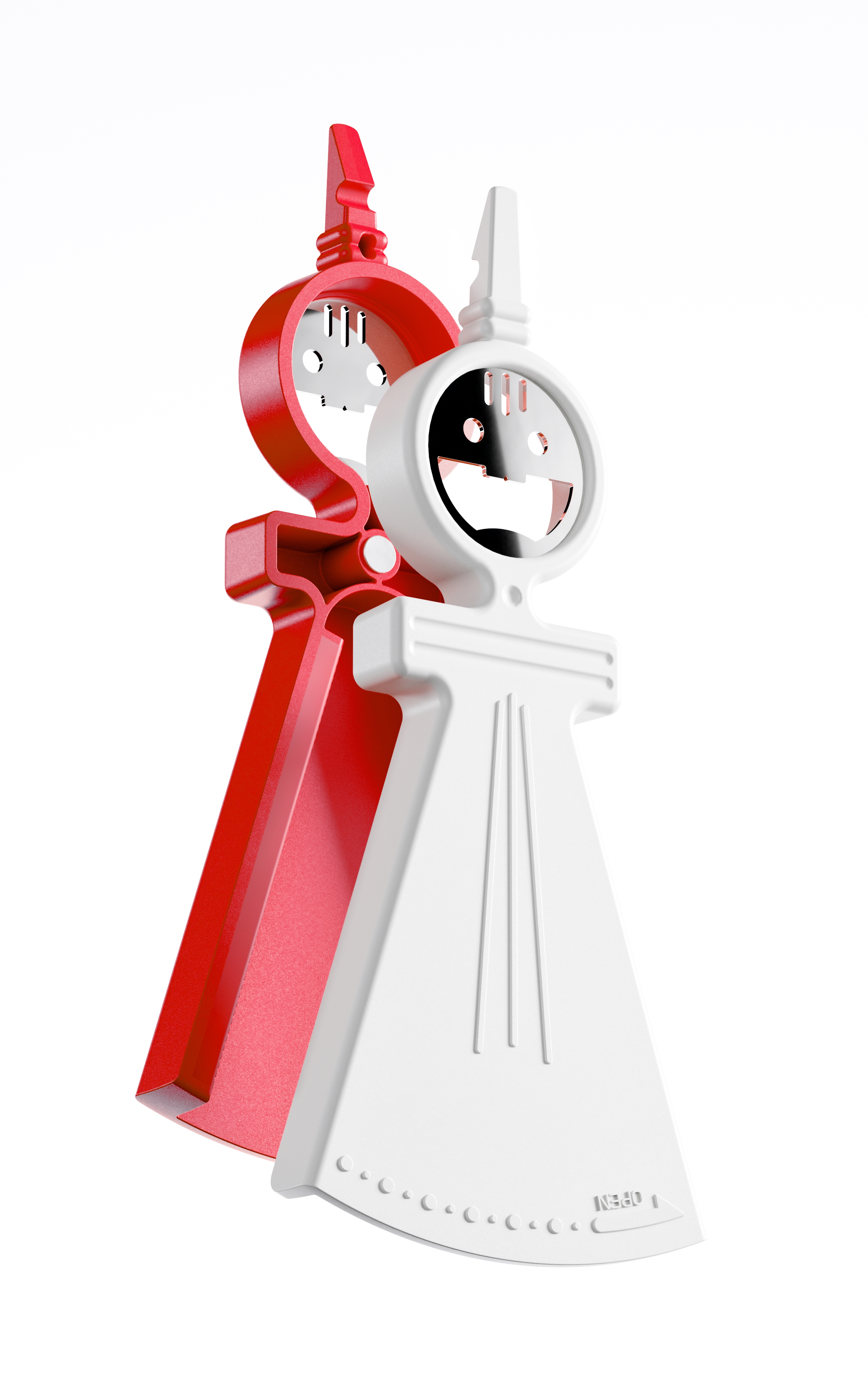 Bottle opener，Home Furnishing，kitchen，tool，Cartoon Characters，gift，product design，3D rendering，