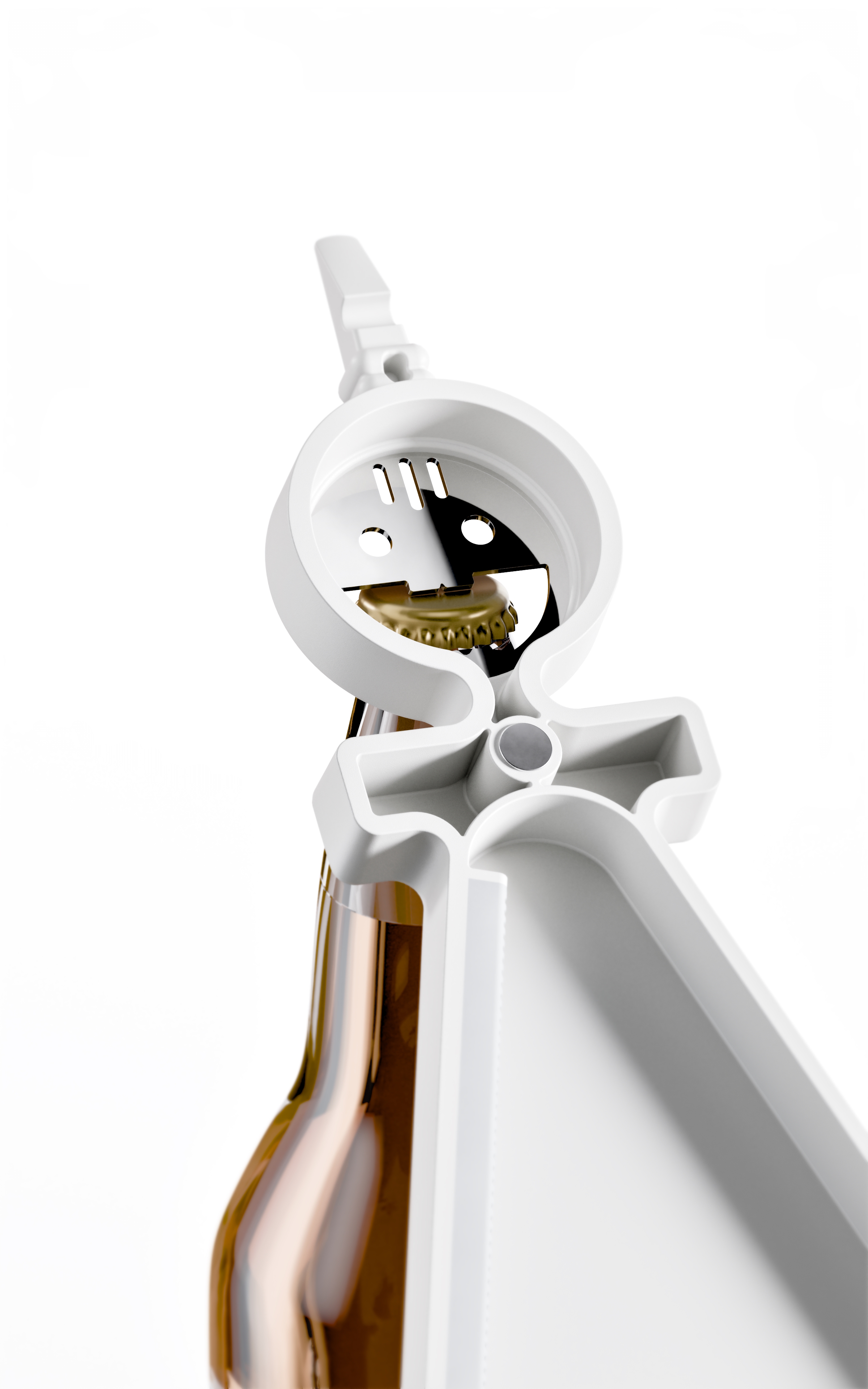 Bottle opener，Home Furnishing，kitchen，tool，Cartoon Characters，gift，product design，3D rendering，