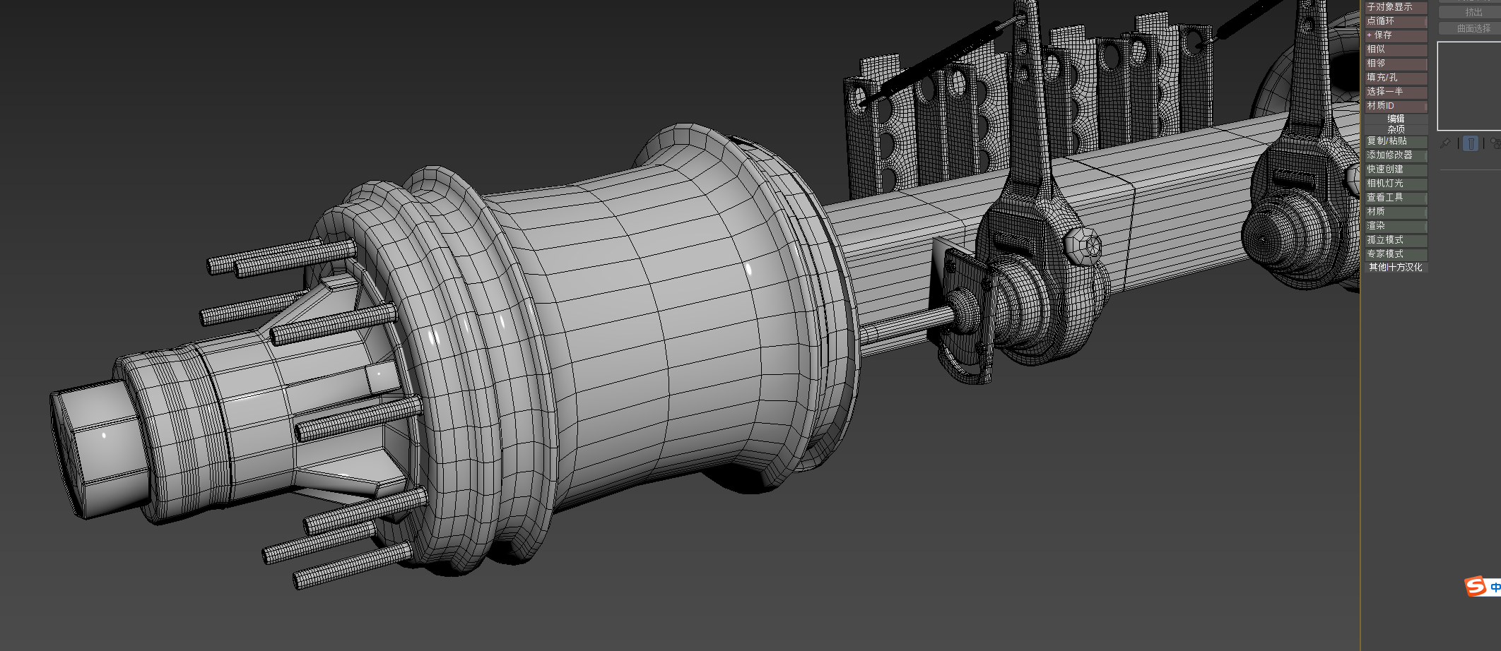 Mechanics，3d，3dmax，modeling，