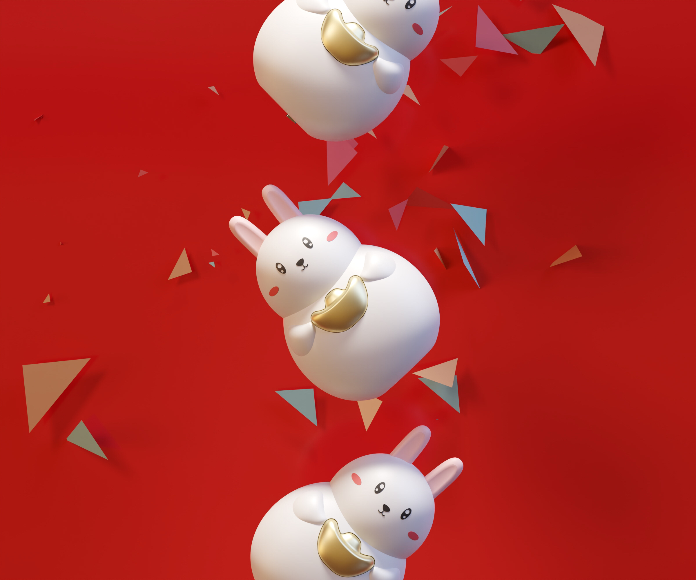 adorkable，Hand warmer，portable battery，The rabbit holds rich，Cartoon hand warmers，Cartoon charging treasure，