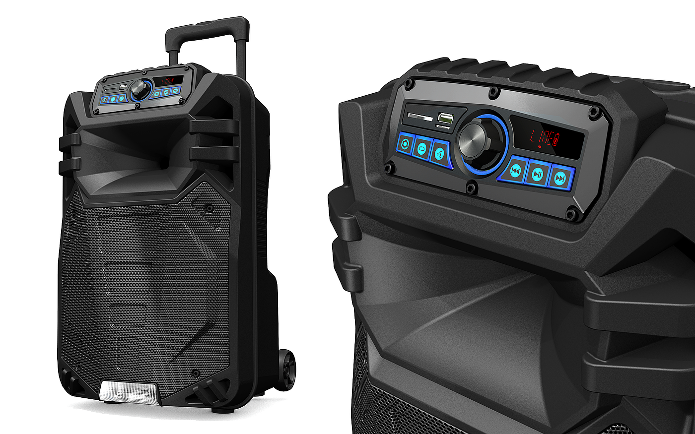 sound design ，Portable audio，Pull rod sound，Outdoor sound，Computer machine box，