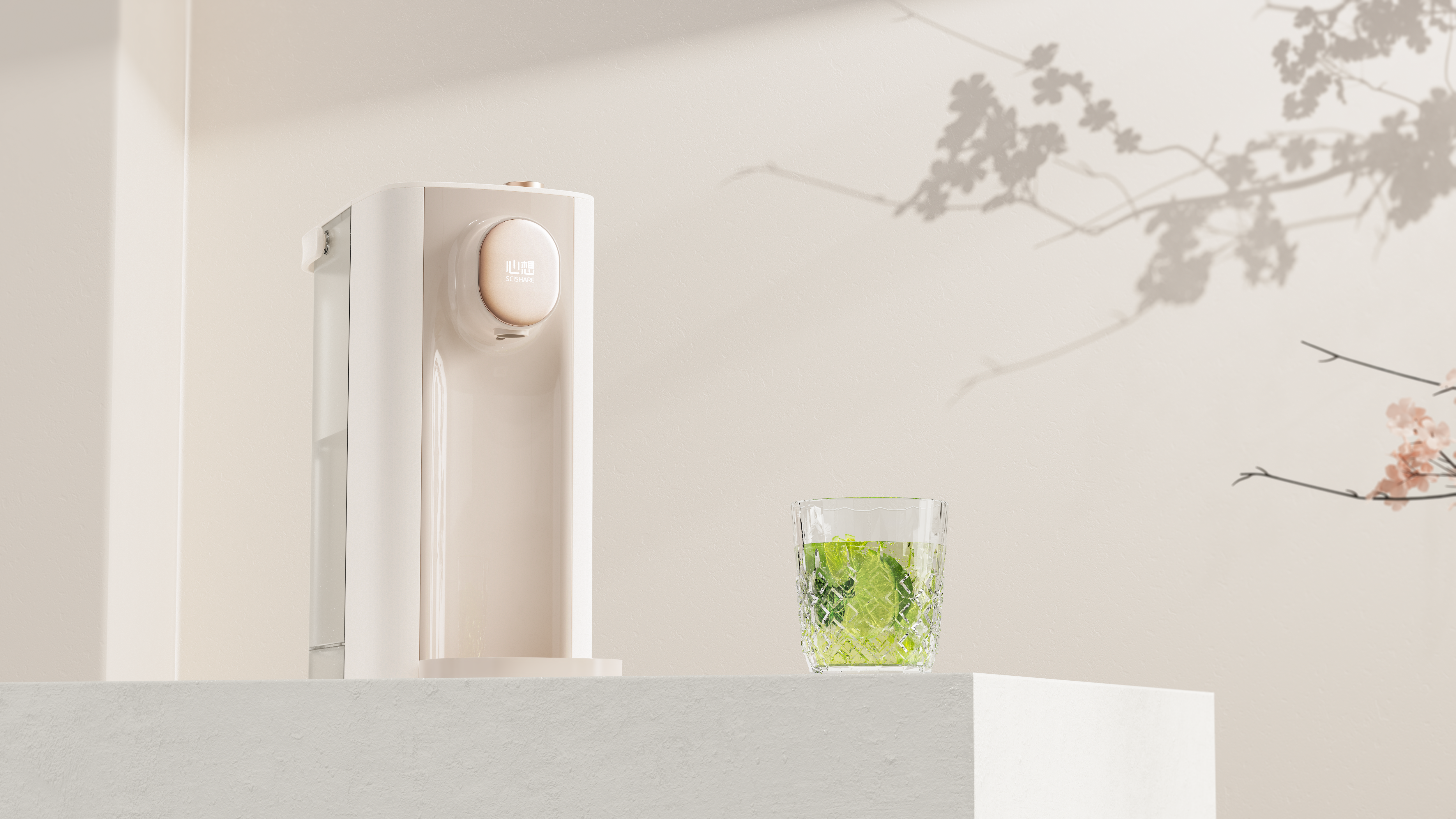 TOALL Convex and Concave Design，Instant hot water dispenser，