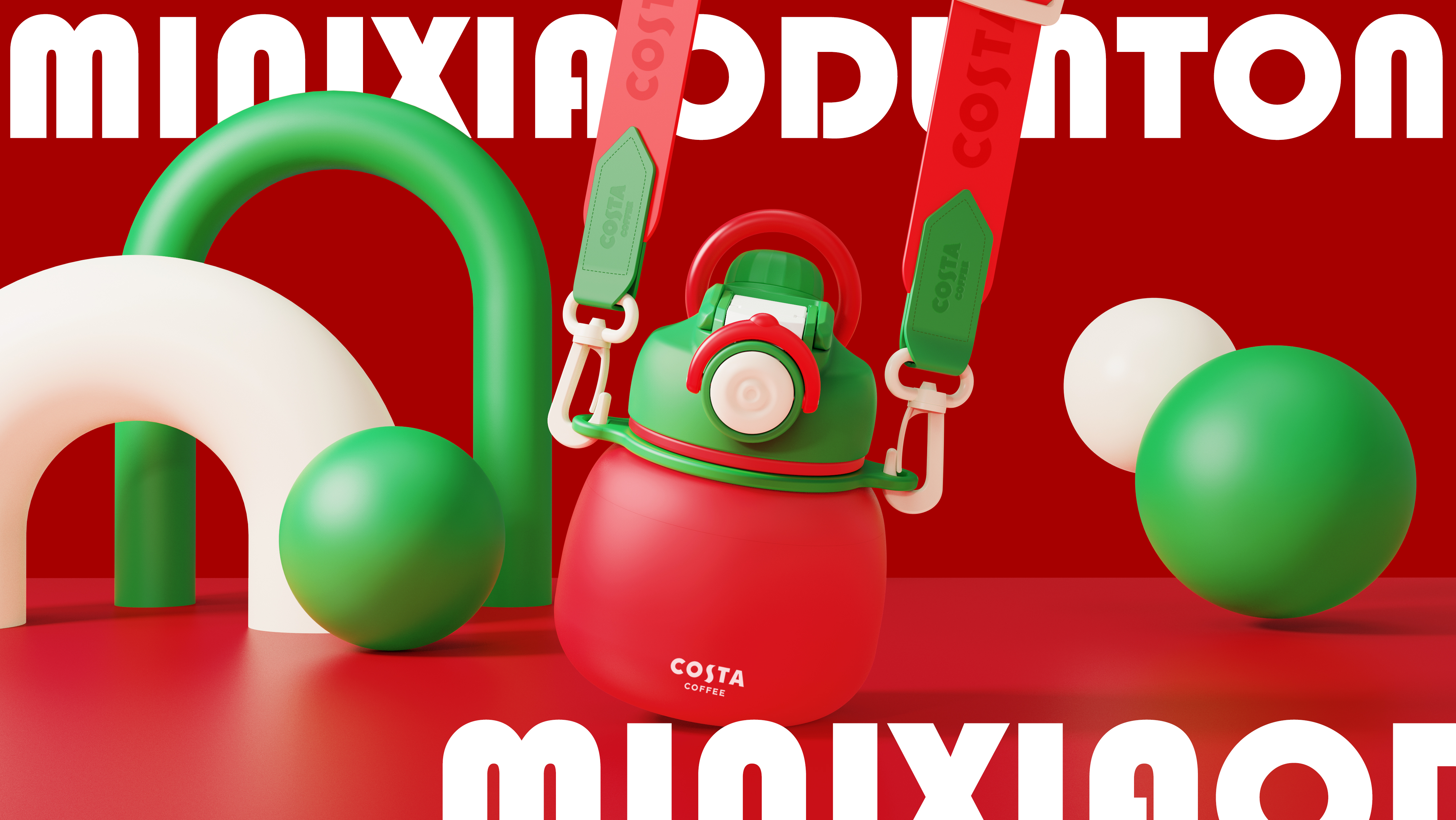 COSTA MINI DON，Convenient accompanying thermos pot，580ml，