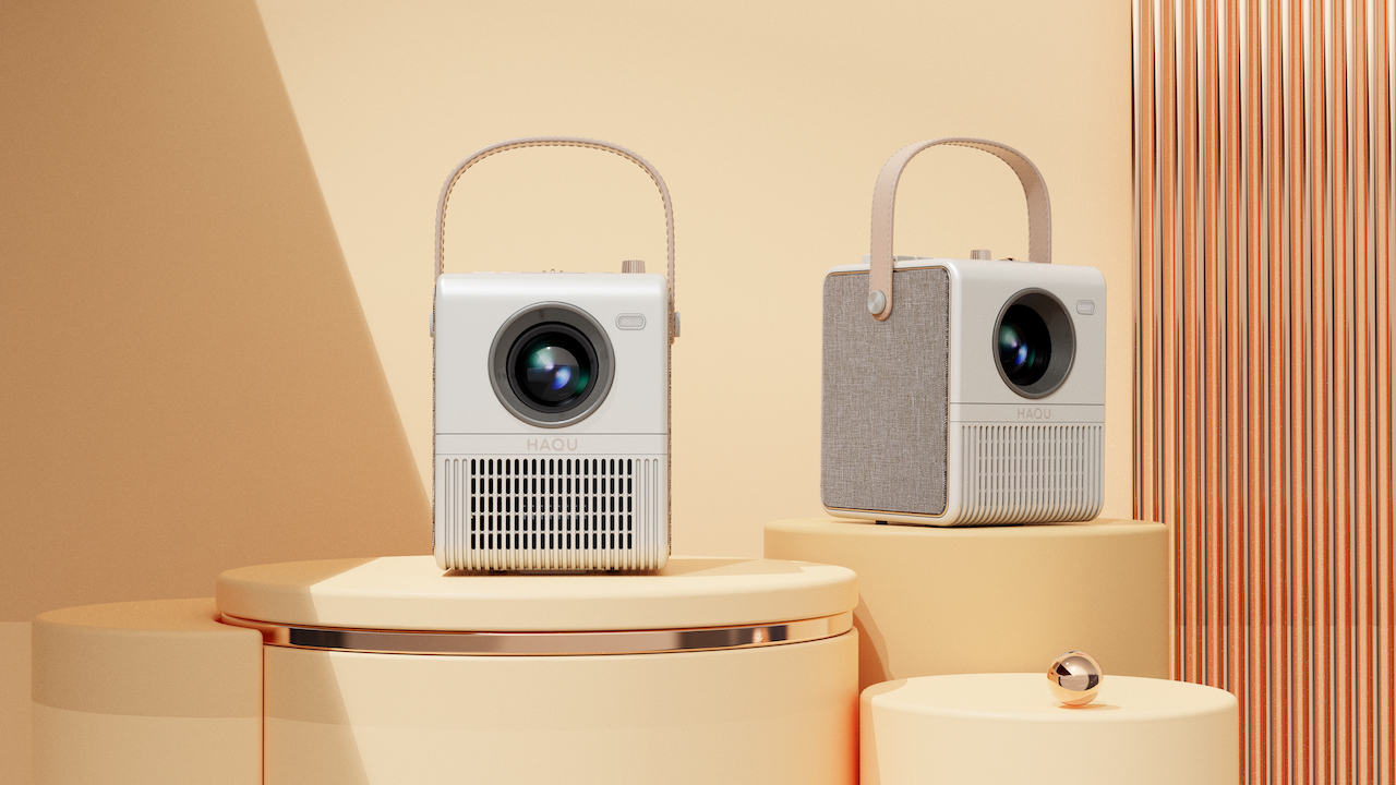 product design，Smart home，Tencent Aurora，Projector，Product appearance design，