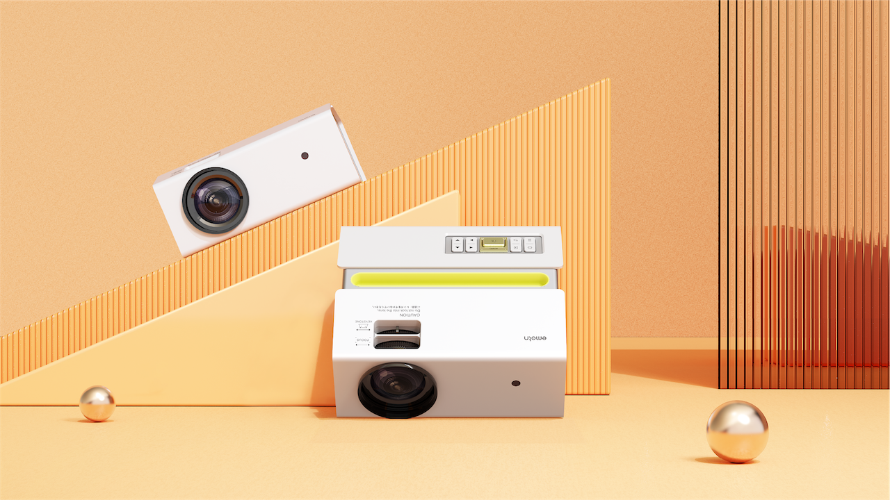 product design，Smart home，Tencent Aurora，Projector，Product appearance design，