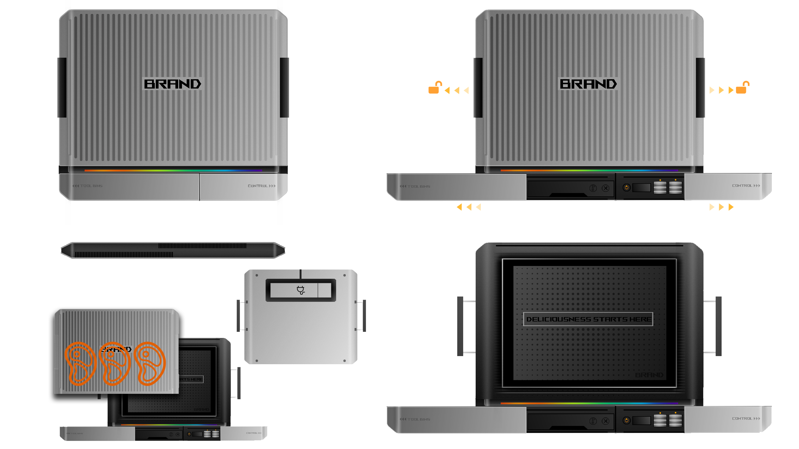 industrial design，product design，outdoors，travel，barbecue，Cyber，2D Sketch，