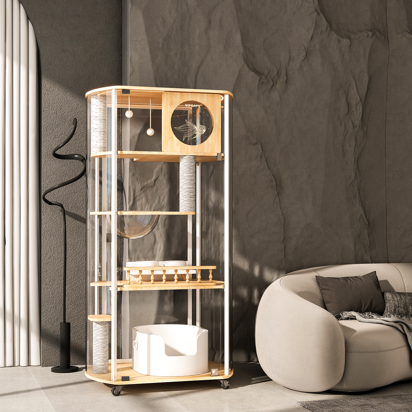 Cat Villa，industrial design，product design，Pets，Original design，