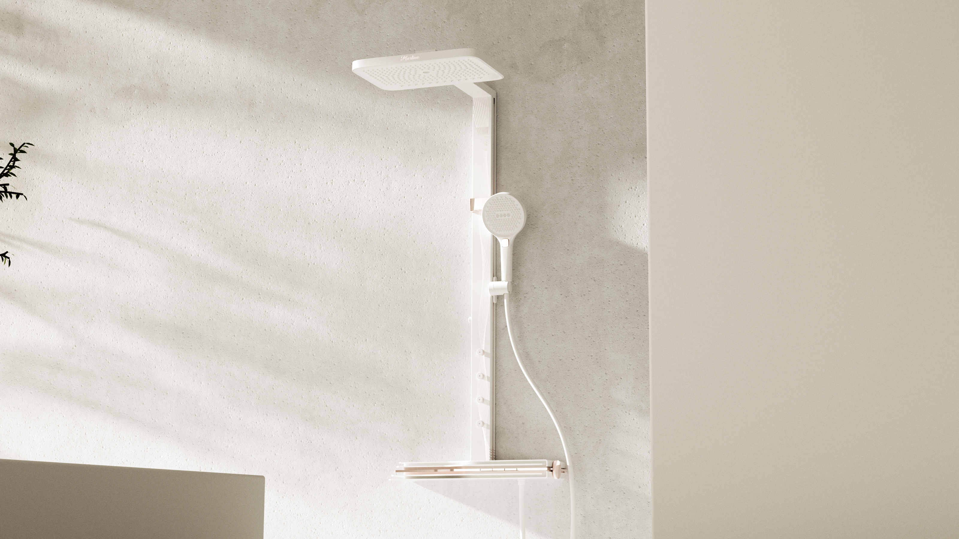 Shower，Original design，bathroom，Simplicity，Light luxury，