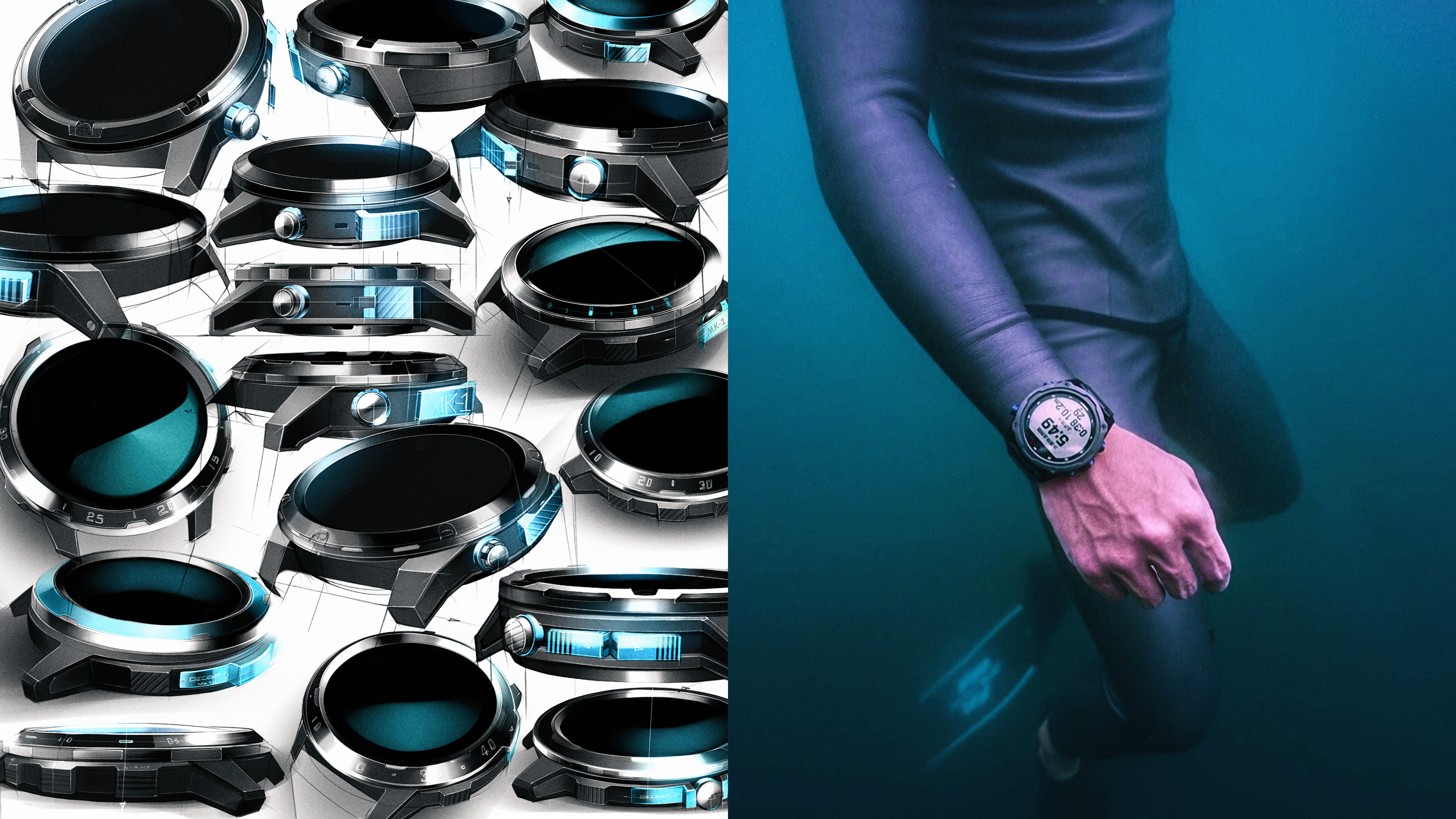 industrial design，Model，Wrist watch，Design，3D model，Wearable products，