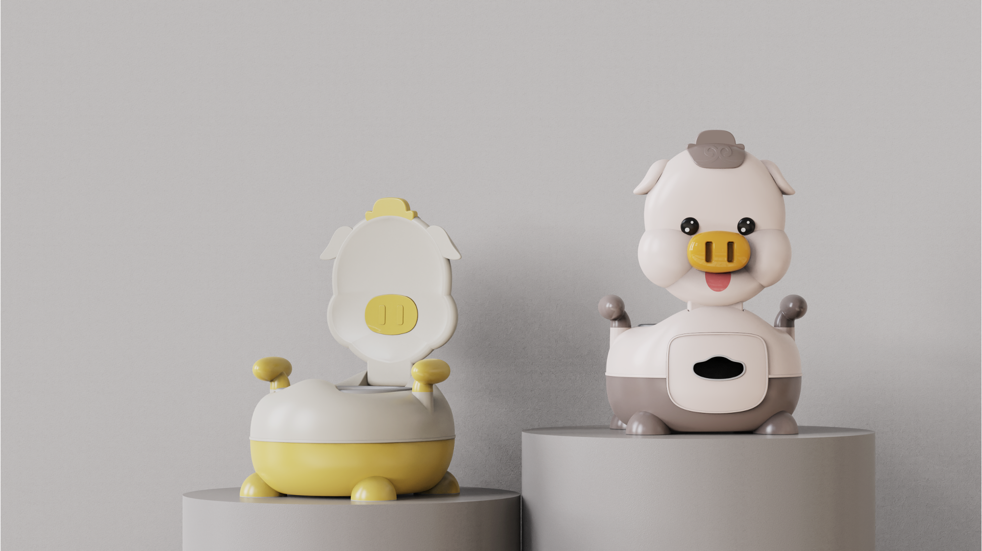 Children's toilet; children's fence; thermos cup; children's basketball stand，