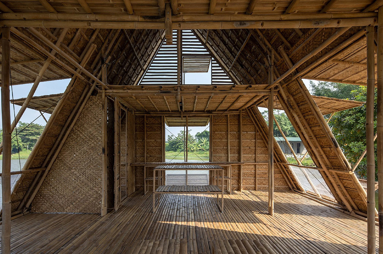 Bamboo House，Architecture，Design，Architectural design，design，Bamboo，