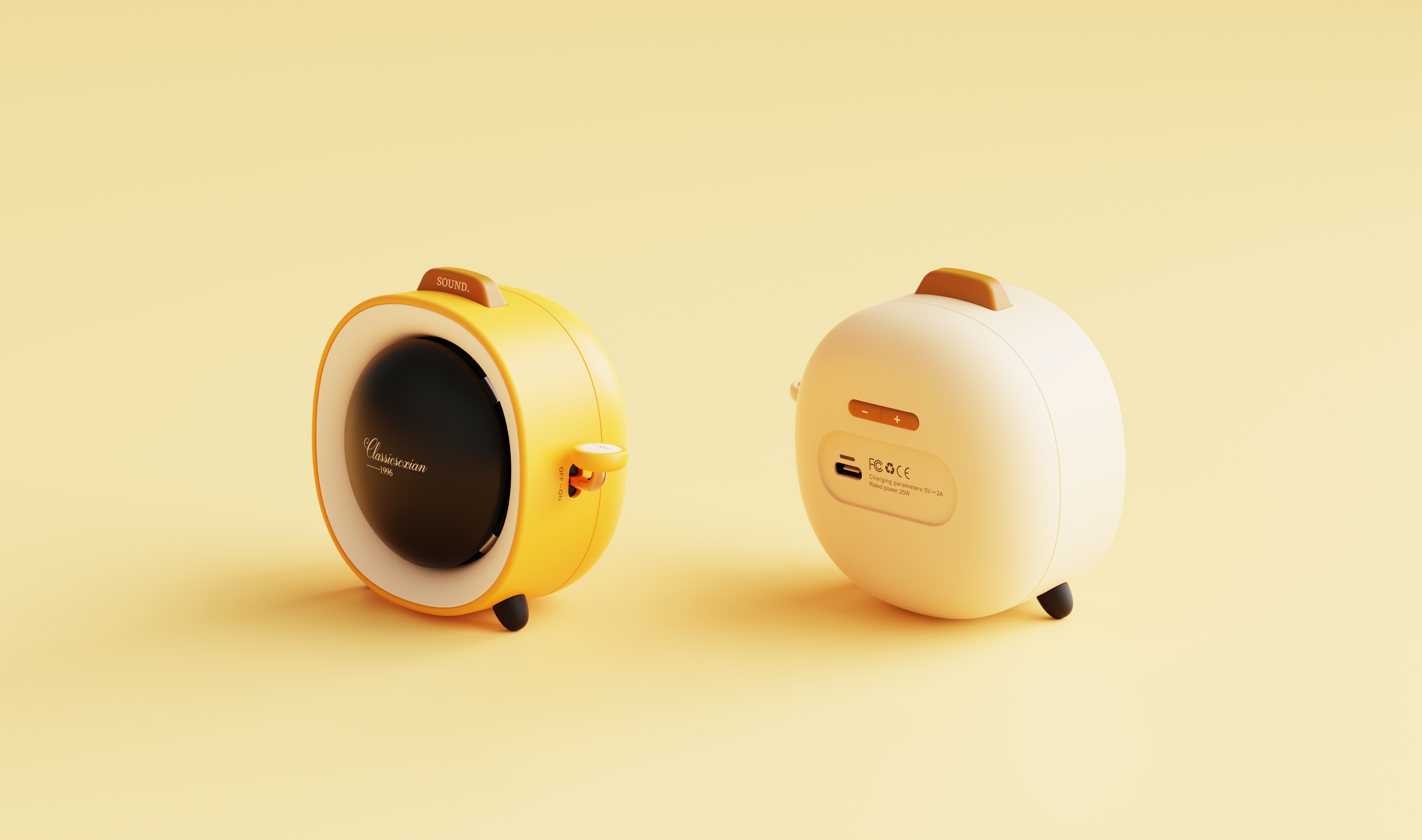 product design，Small sound design，Appearance design，Simplicity，Retro，