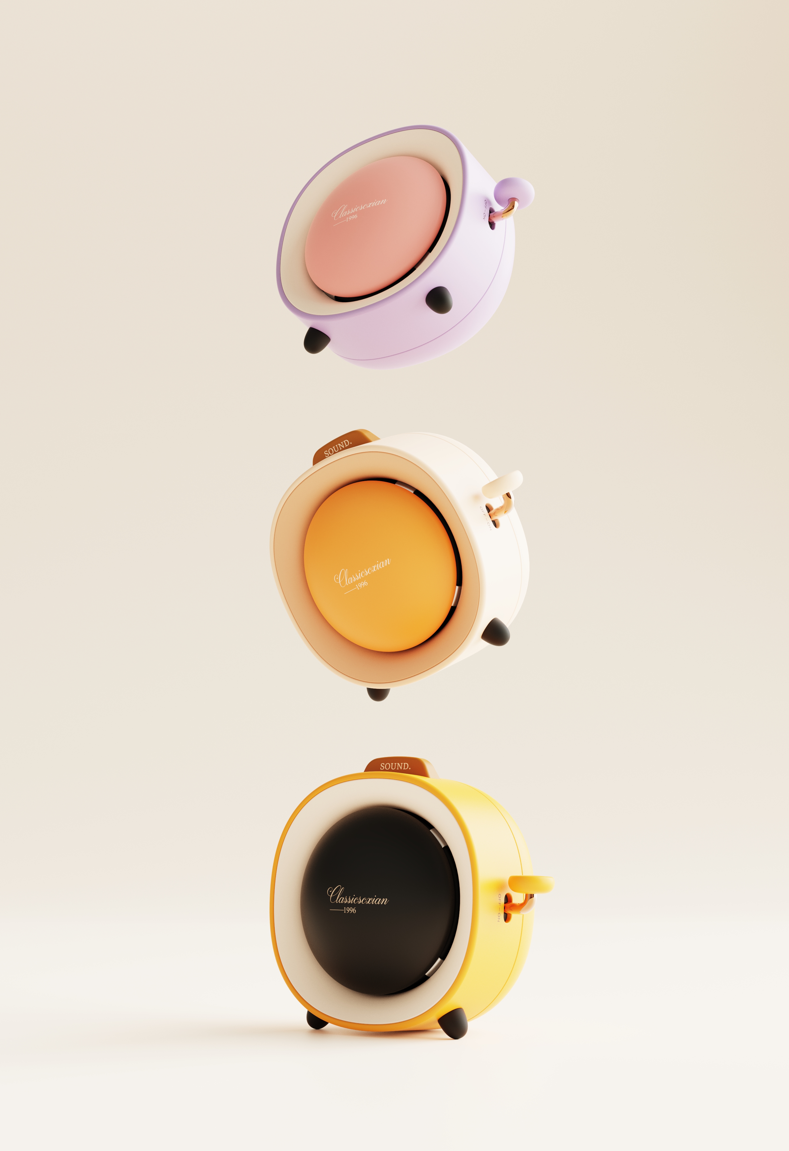 product design，Small sound design，Appearance design，Simplicity，Retro，