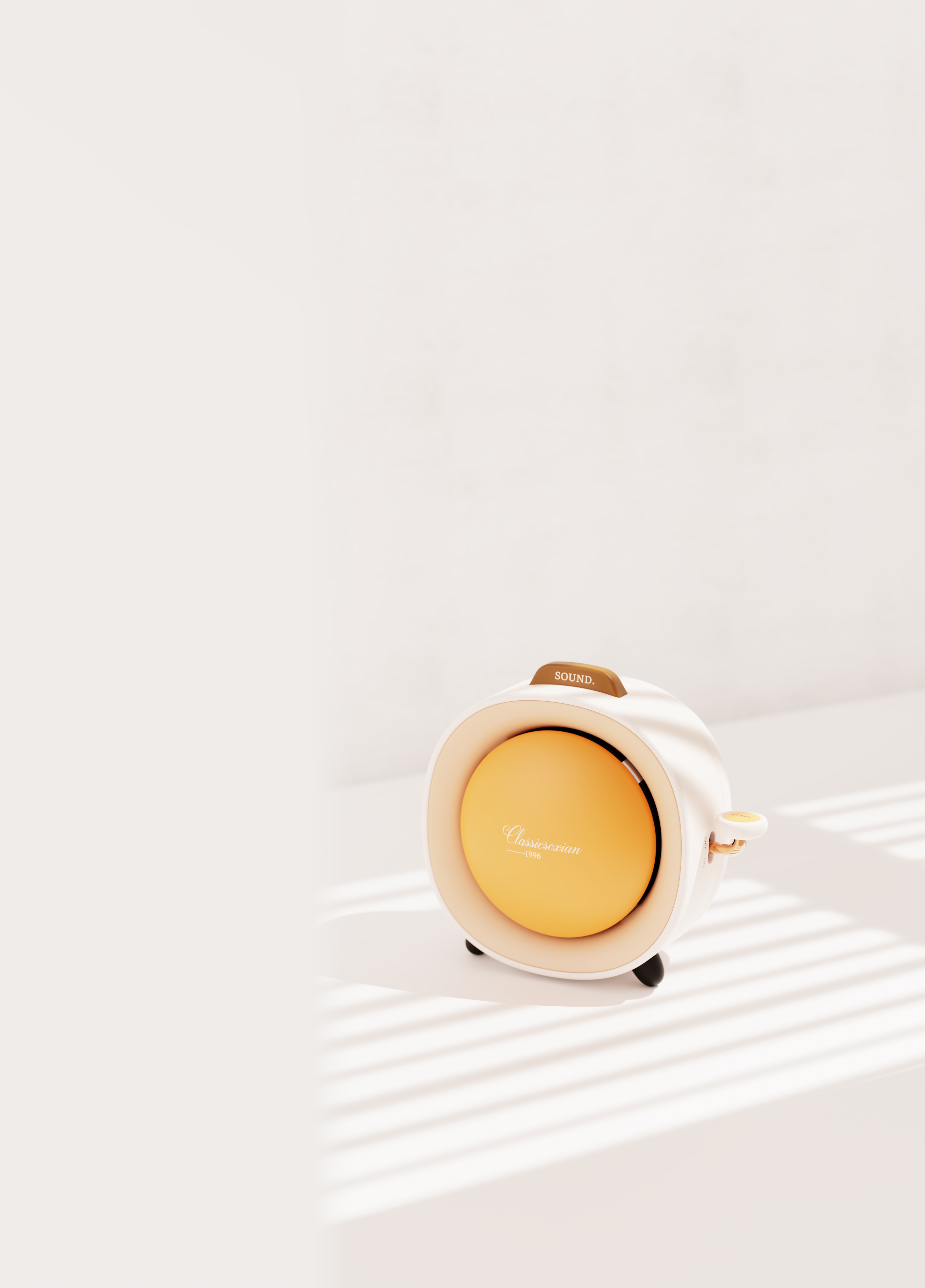 product design，Small sound design，Appearance design，Simplicity，Retro，