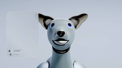 artificial intelligence，Robot dog，Partner，