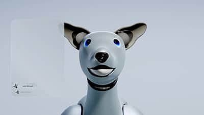 artificial intelligence，Robot dog，Partner，