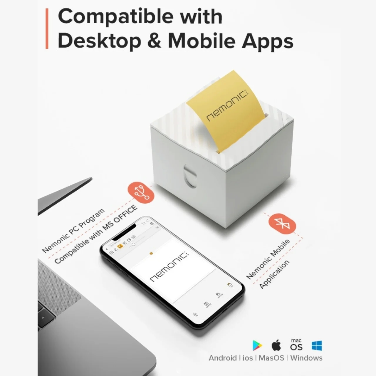 printer，sticky note，product design，