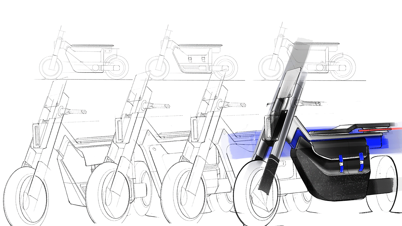 vehicle，Electric motorcycle，industrial design，