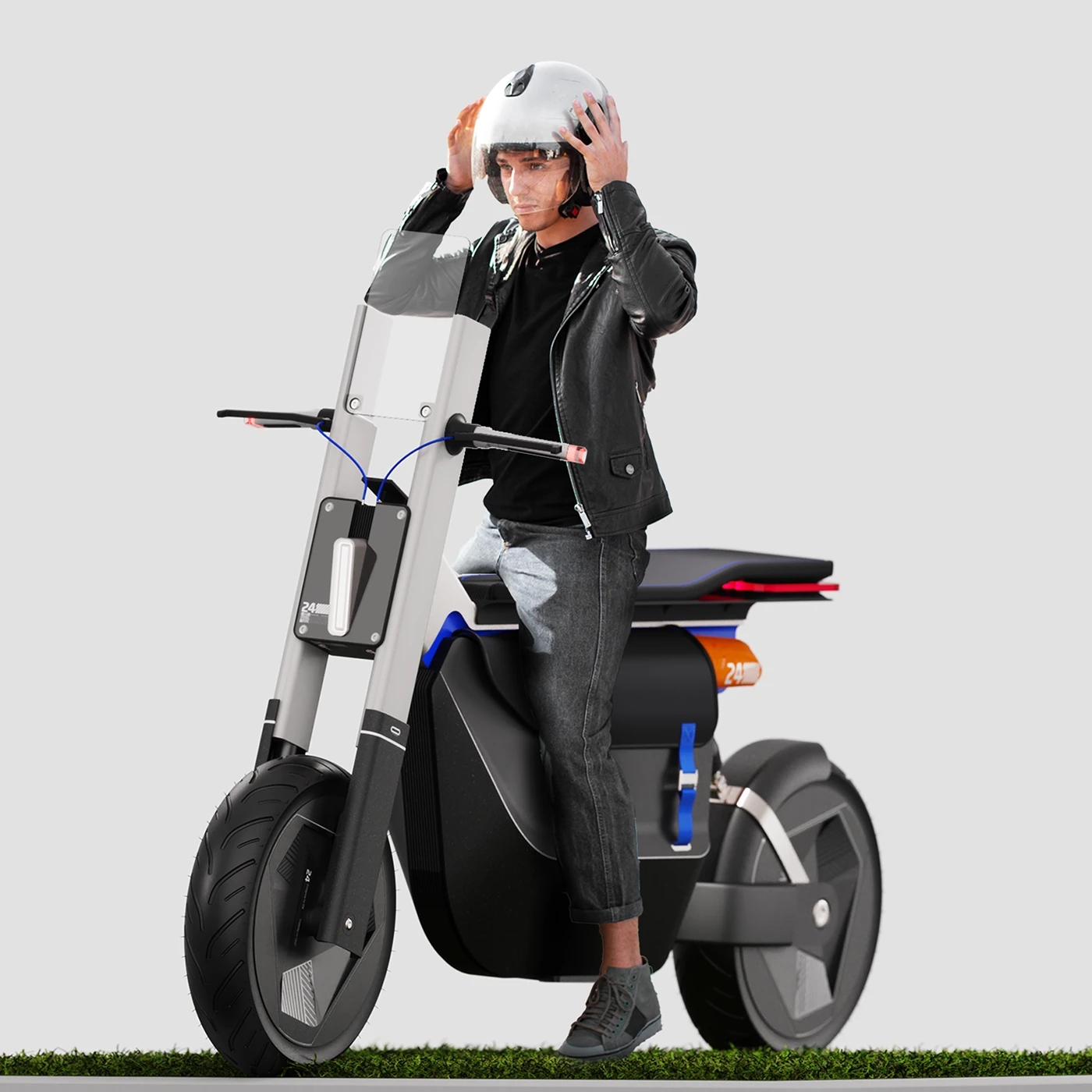 vehicle，Electric motorcycle，industrial design，