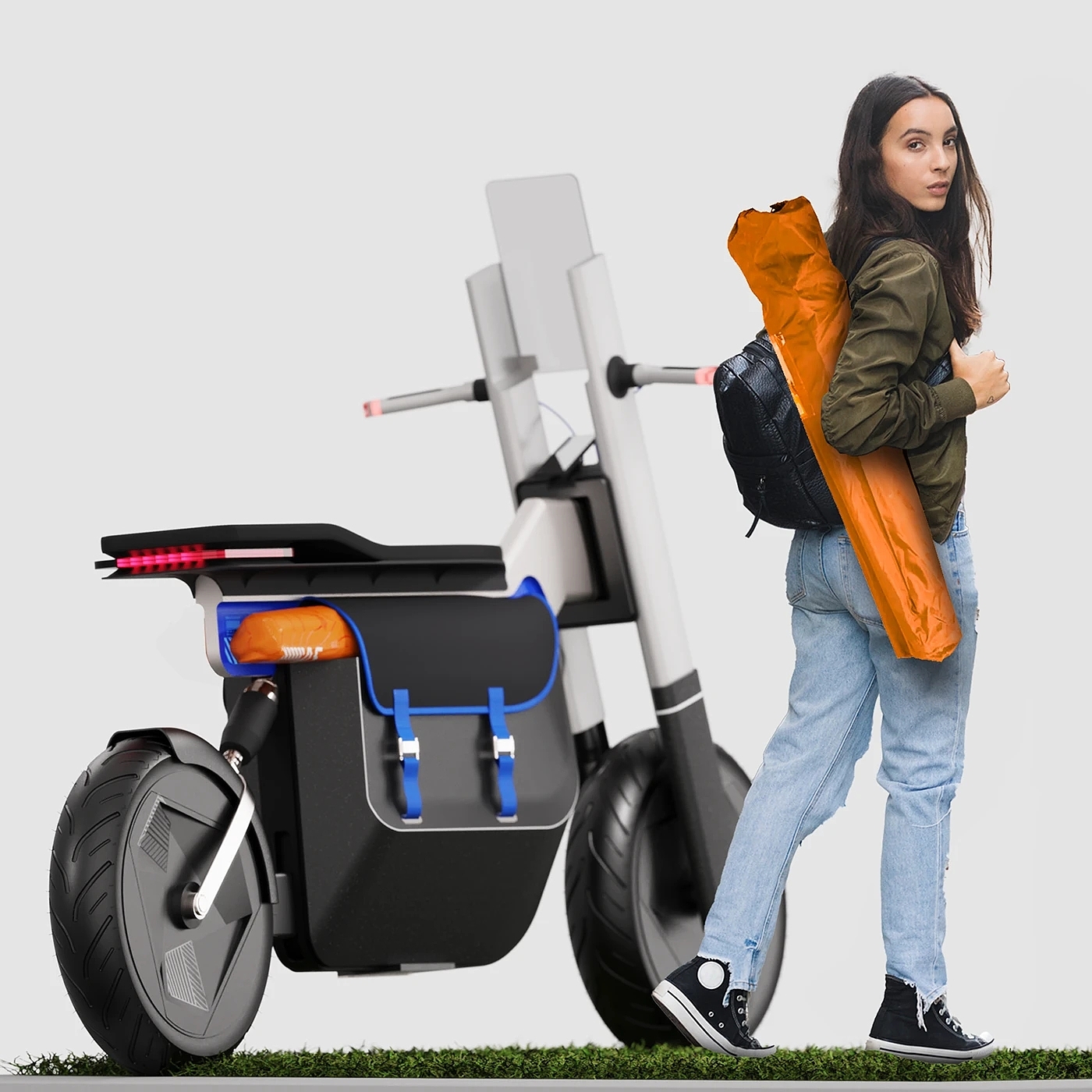 vehicle，Electric motorcycle，industrial design，