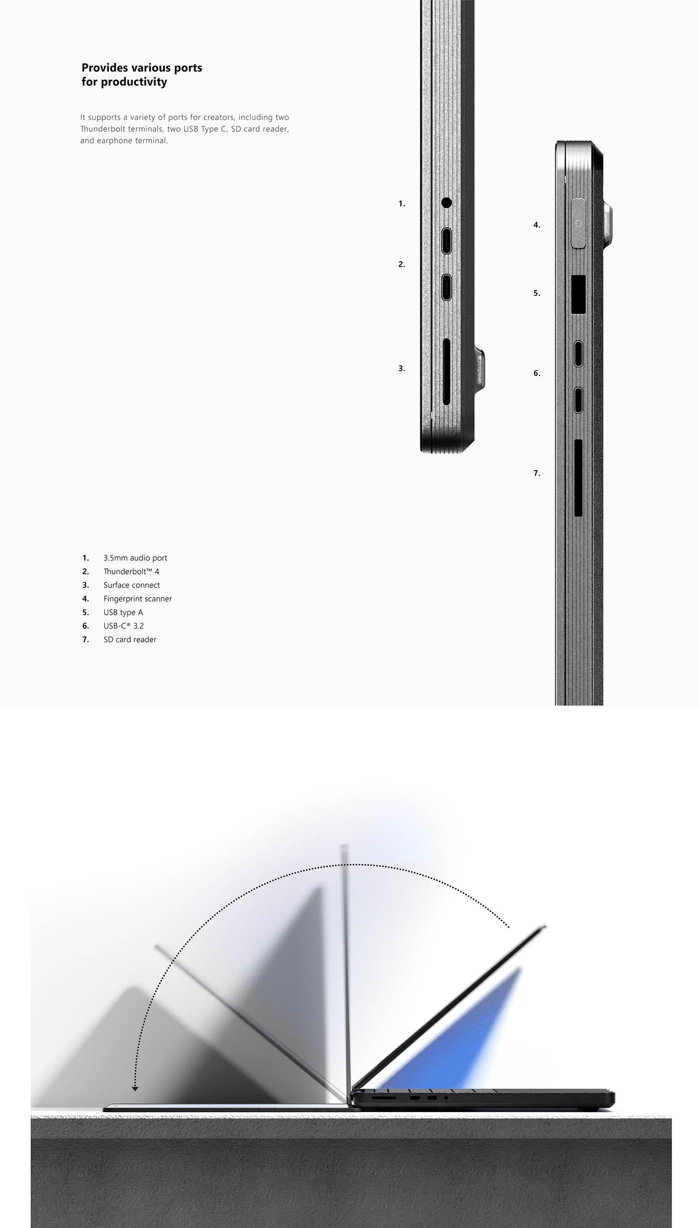 Notebook computer，Surface Ultra，product design，