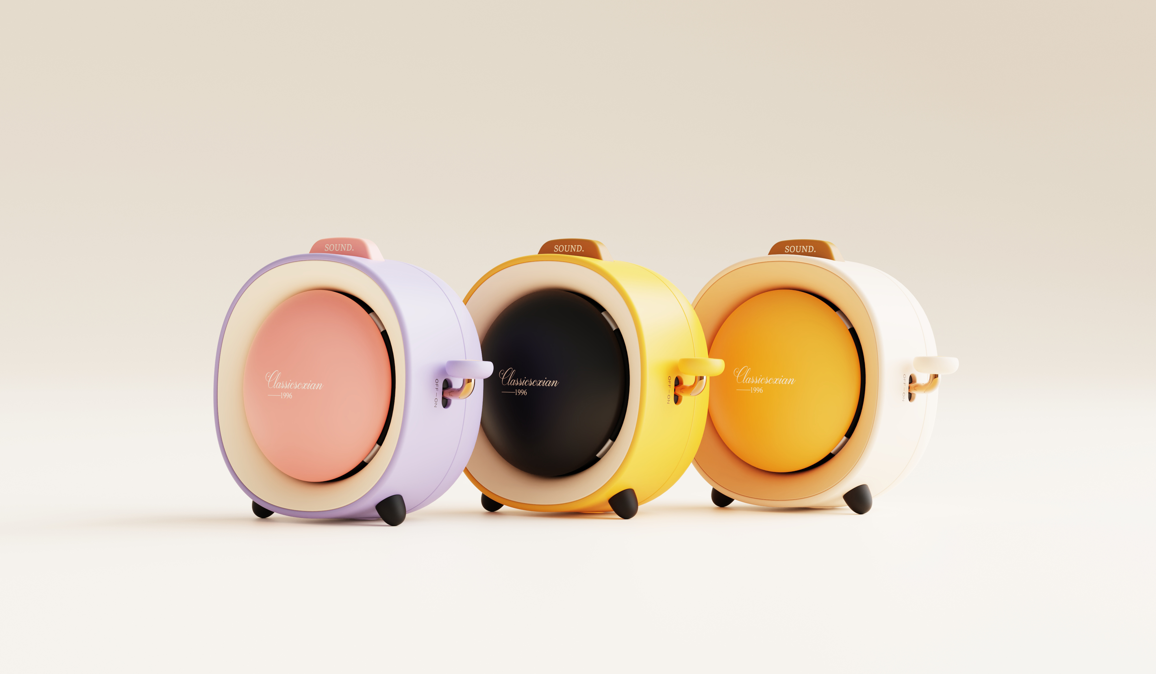 product design，Small sound design，Appearance design，Simplicity，Retro，