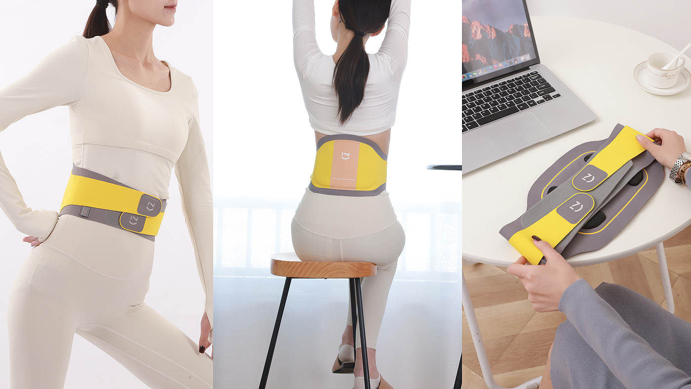 EMS Belt，Massage Belt，product design，massage，Pulse Belt，nursing，Belt design，belt，