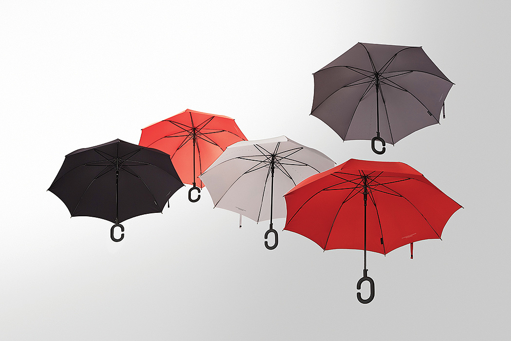 phone-brella，Umbrella，C-shaped handle，