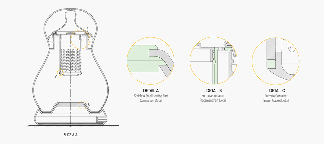 feeding bottle，Automatic heating，heat preservation，
