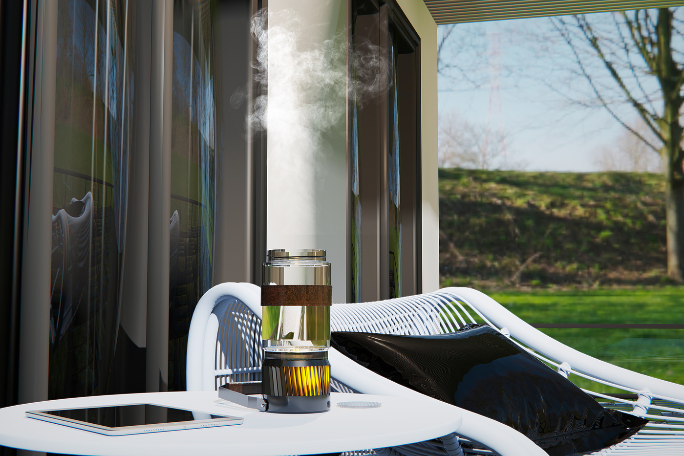 Outdoor tea cup，
