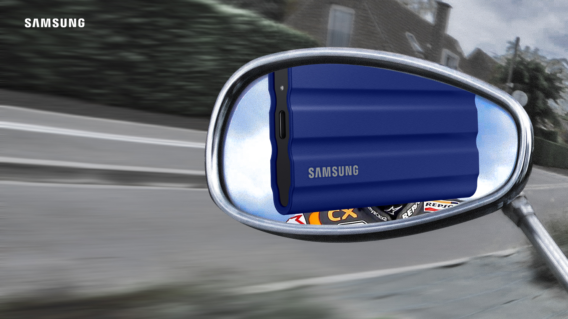 Creative poster, Samsung, hard drive，