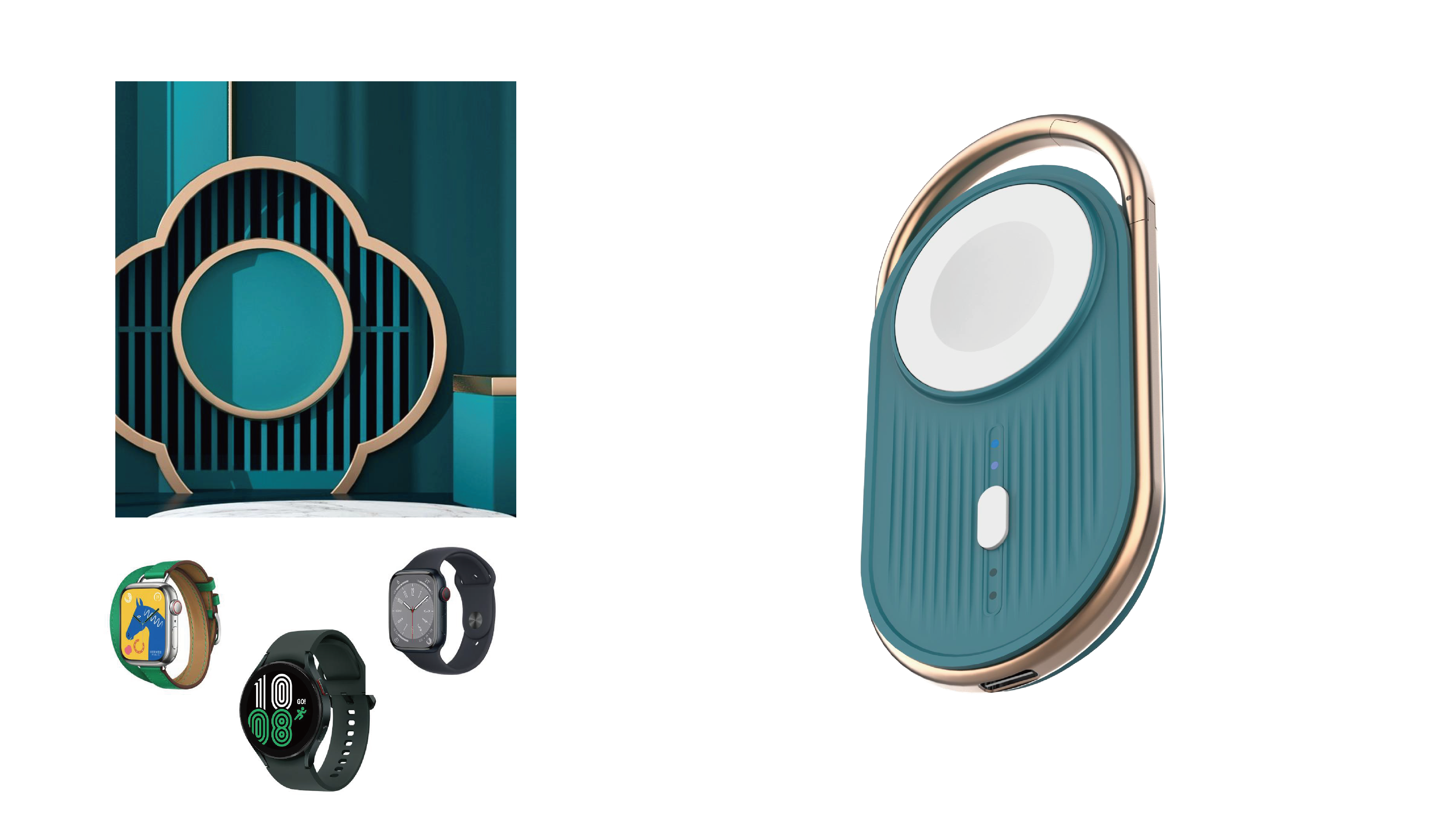 Wireless charging，Intelligent Watch，portable，