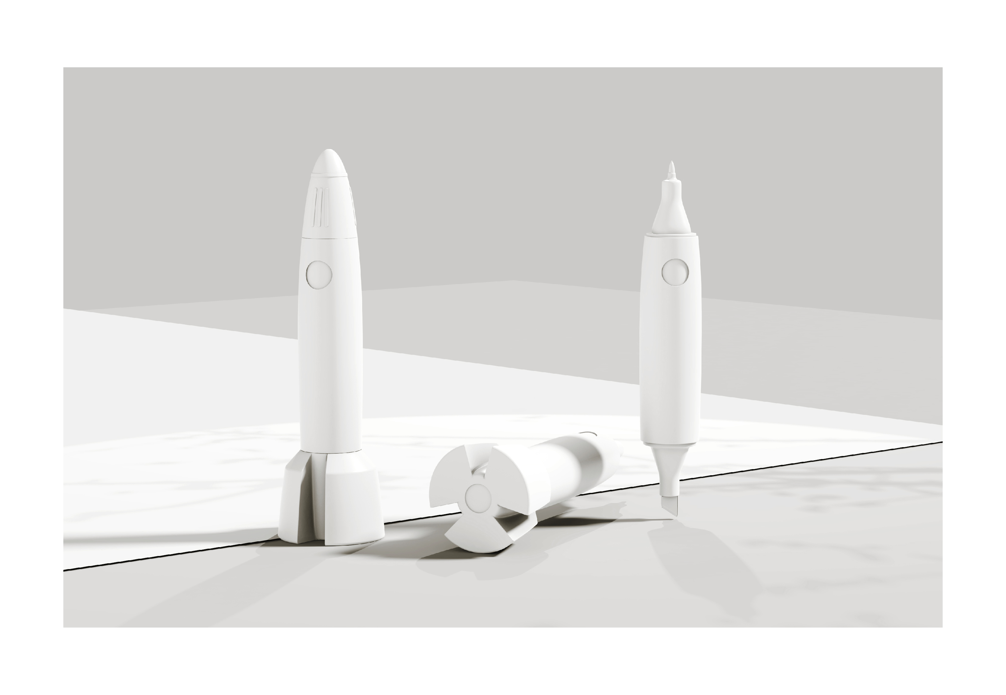 Office tools，product design，Modeling design，Render，Creative stationery，