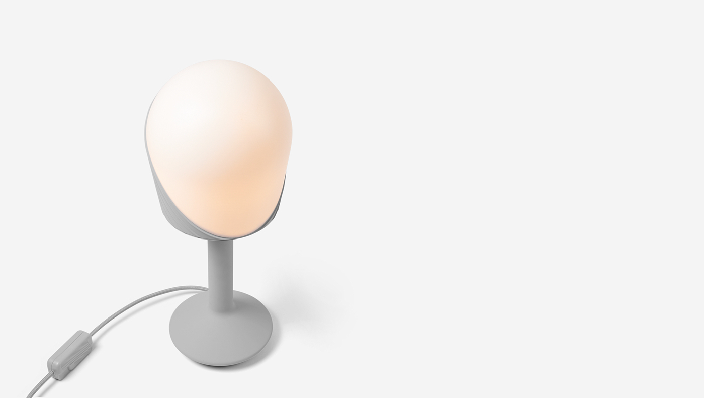 modern stylish，Black and white gray color matching，Minimalist，Warm color light source，Brain hole design，Table lamp design，Lamp design，