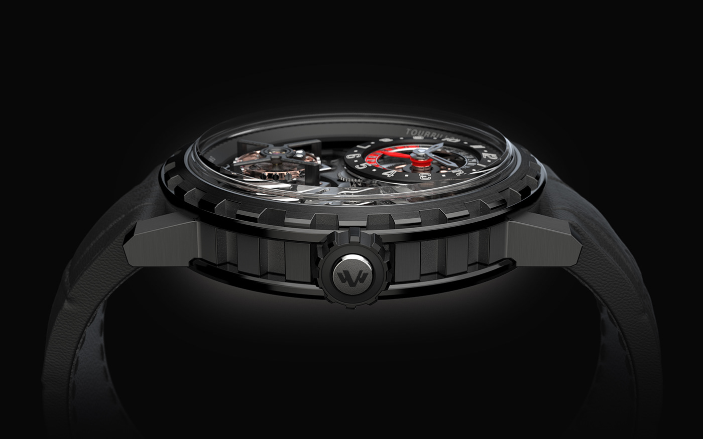 DeWitt，Tourbillon ，Hollowed out，Mechanical watch，