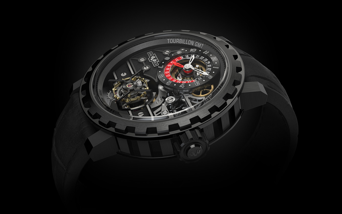 DeWitt，Tourbillon ，Hollowed out，Mechanical watch，