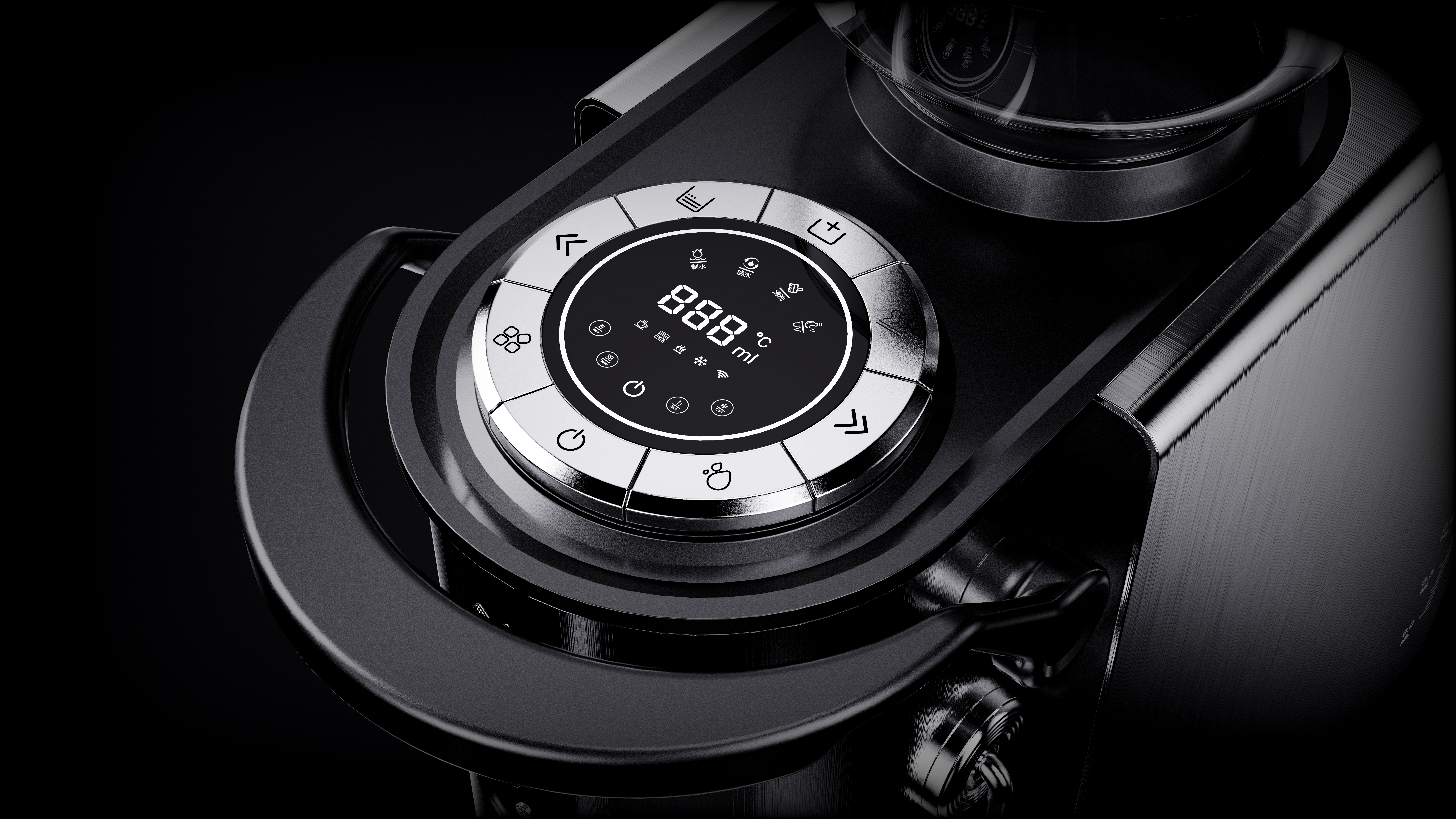 Retro，Coffee machine，Rendering learning，Modern simplicity，