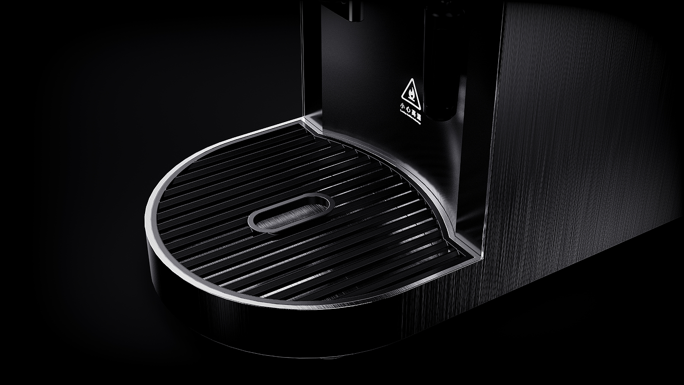 Retro，Coffee machine，Rendering learning，Modern simplicity，