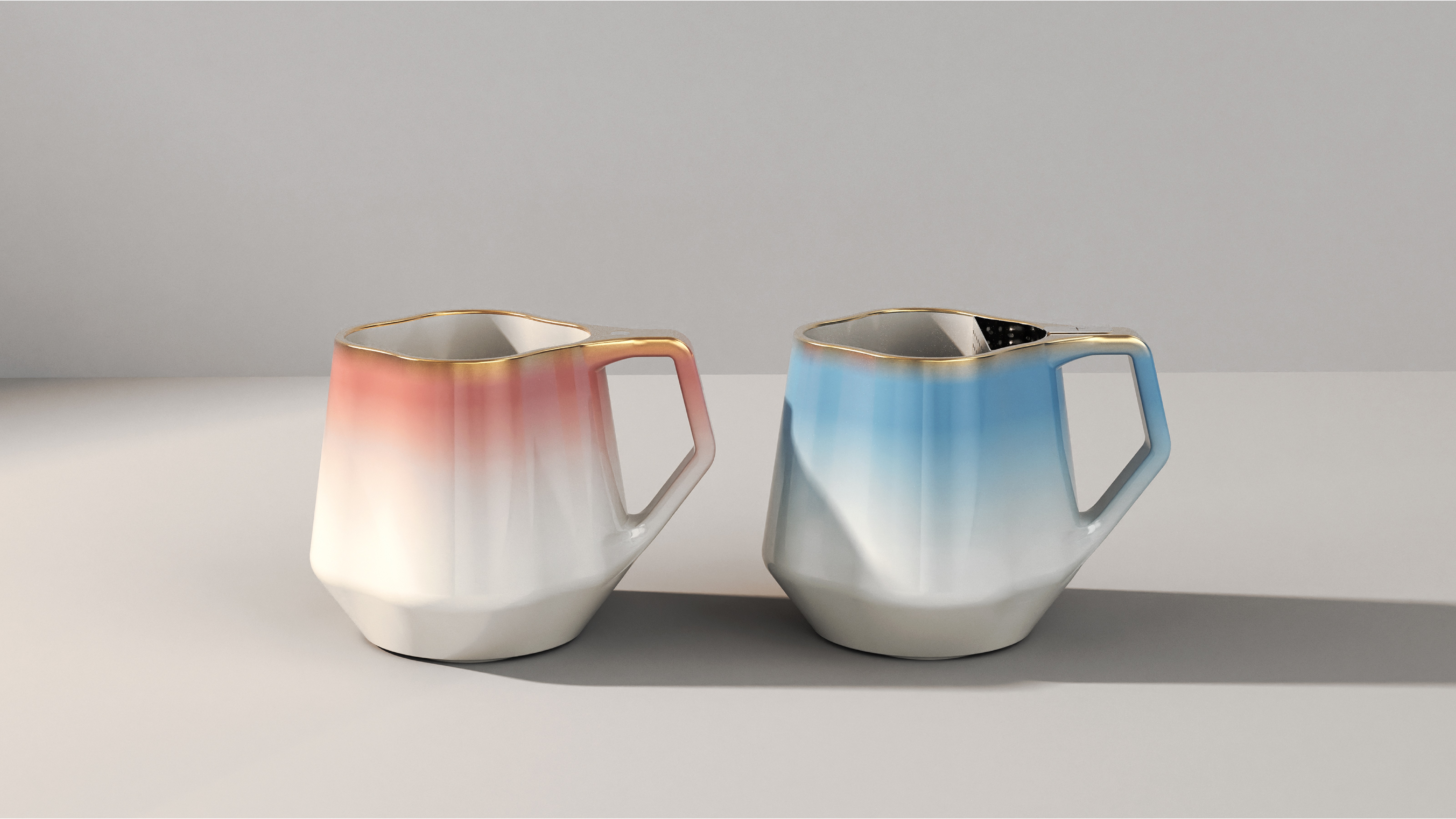 glass，product design，Modeling design，Utensils，bitter cups，