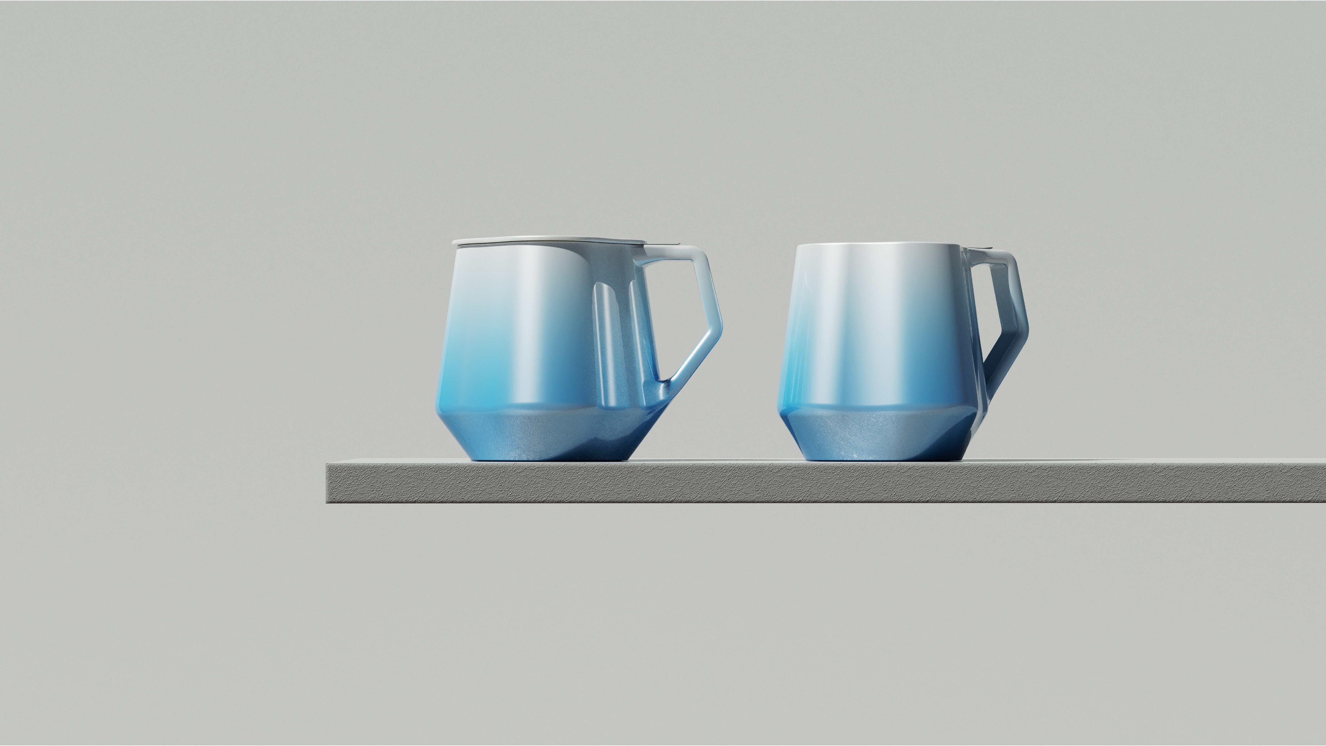 glass，product design，Modeling design，Utensils，bitter cups，