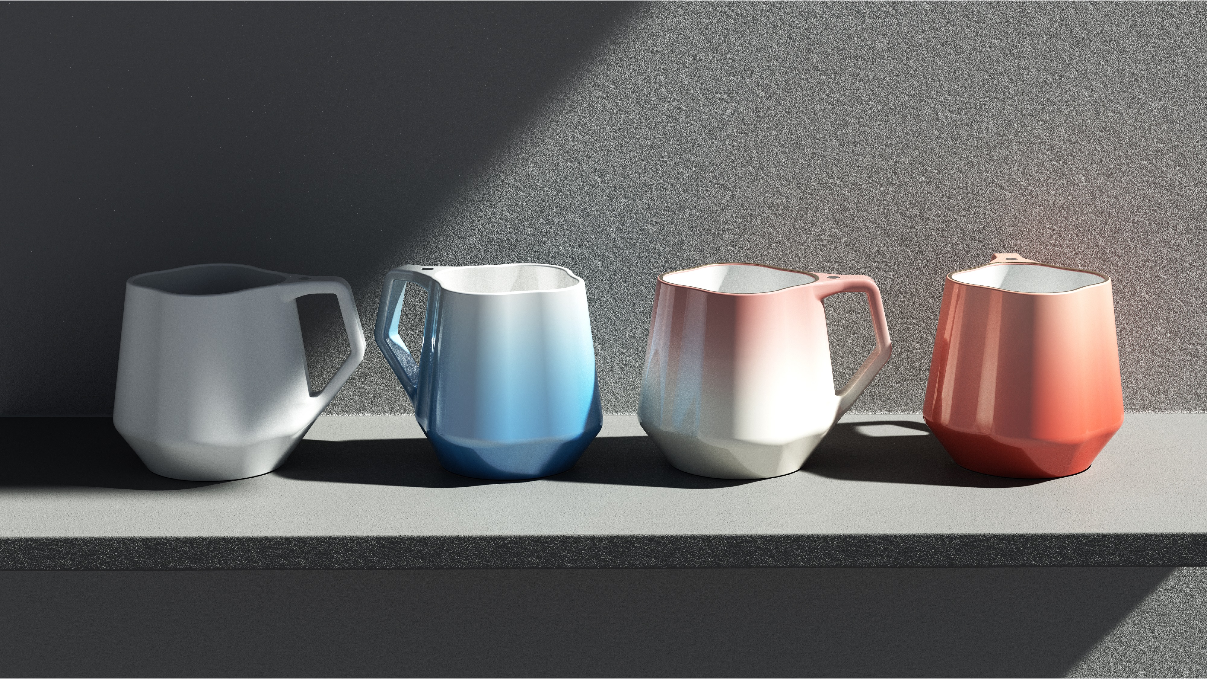 glass，product design，Modeling design，Utensils，bitter cups，