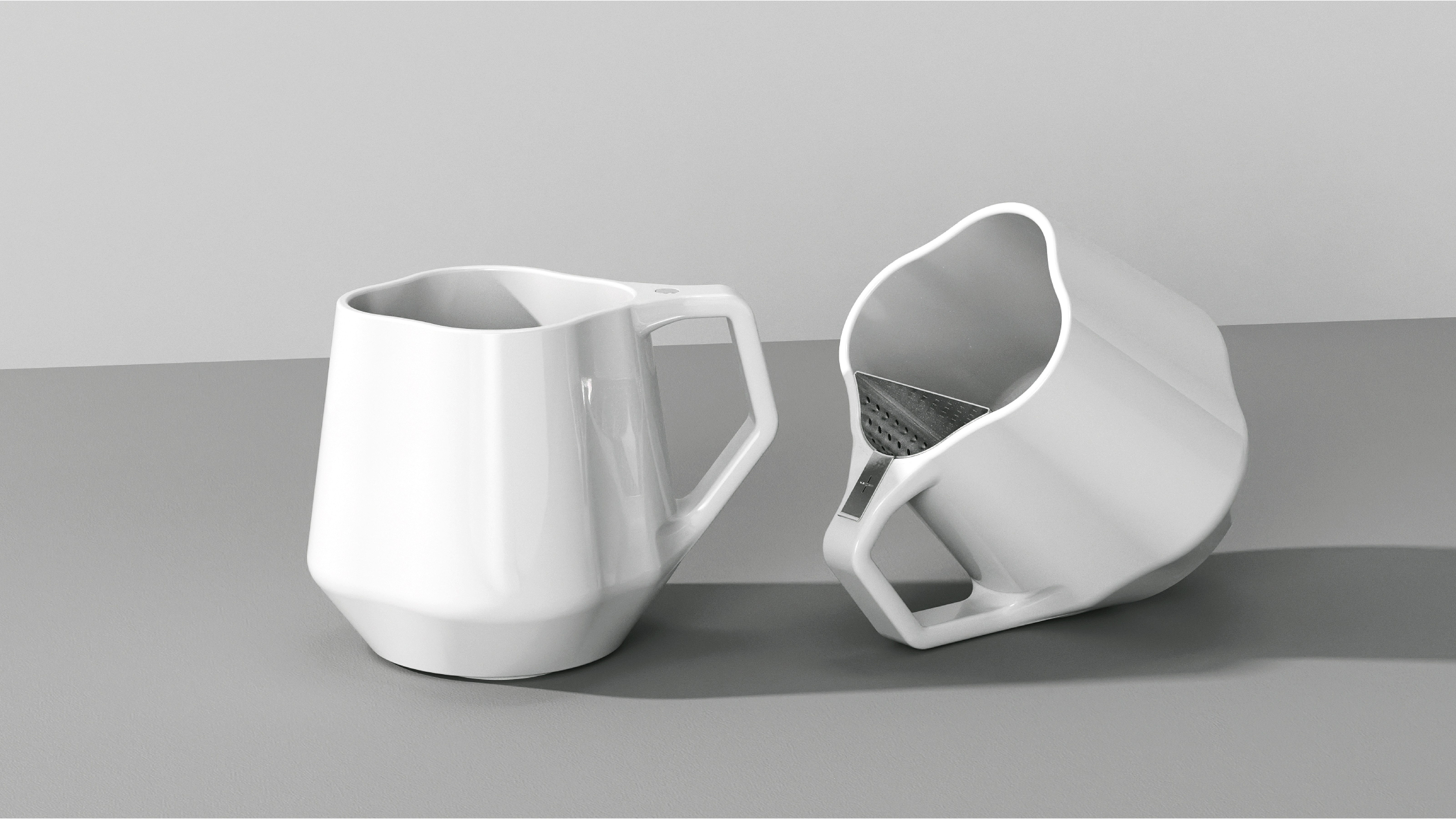 glass，product design，Modeling design，Utensils，bitter cups，