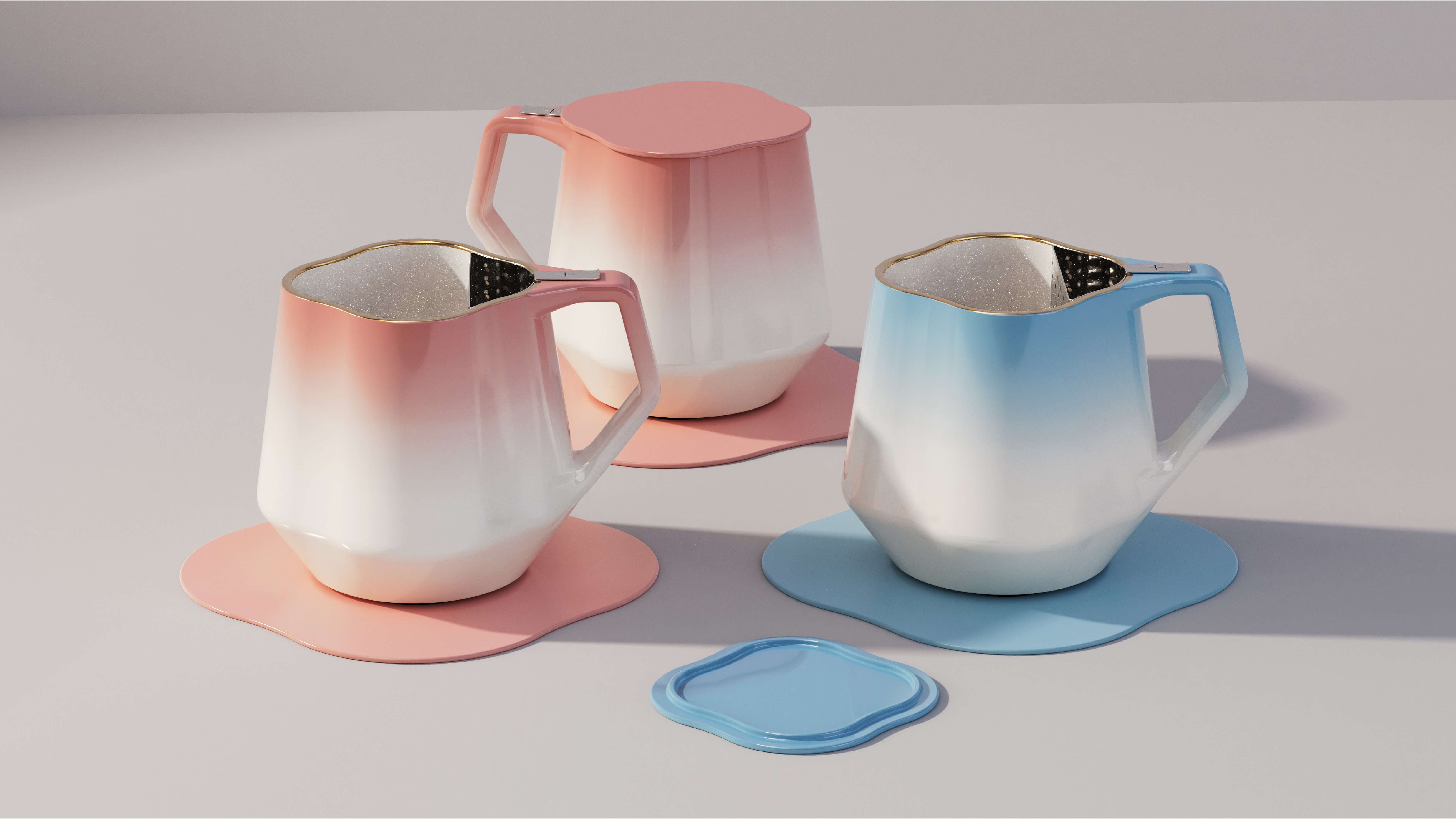 glass，product design，Modeling design，Utensils，bitter cups，