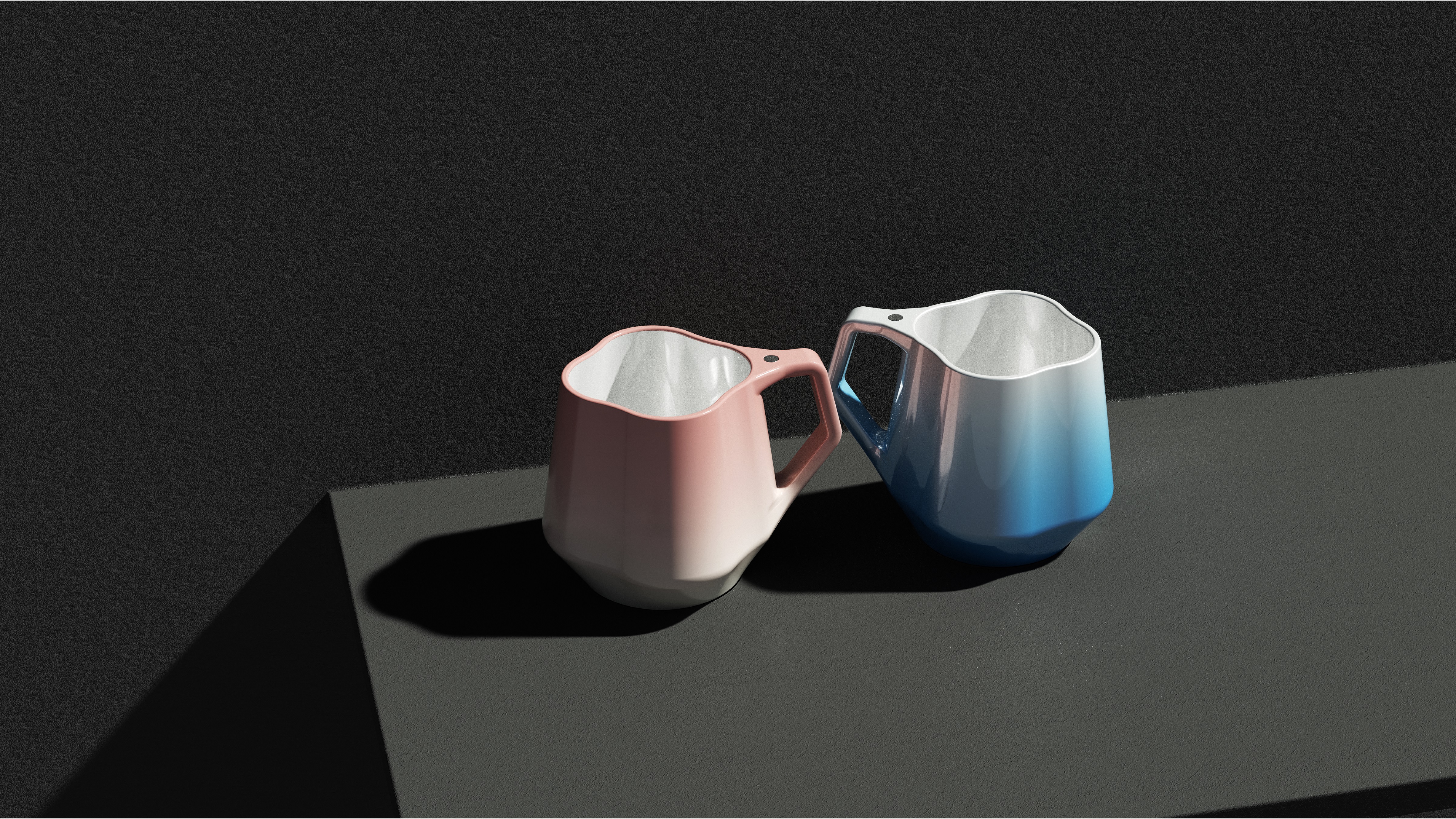glass，product design，Modeling design，Utensils，bitter cups，