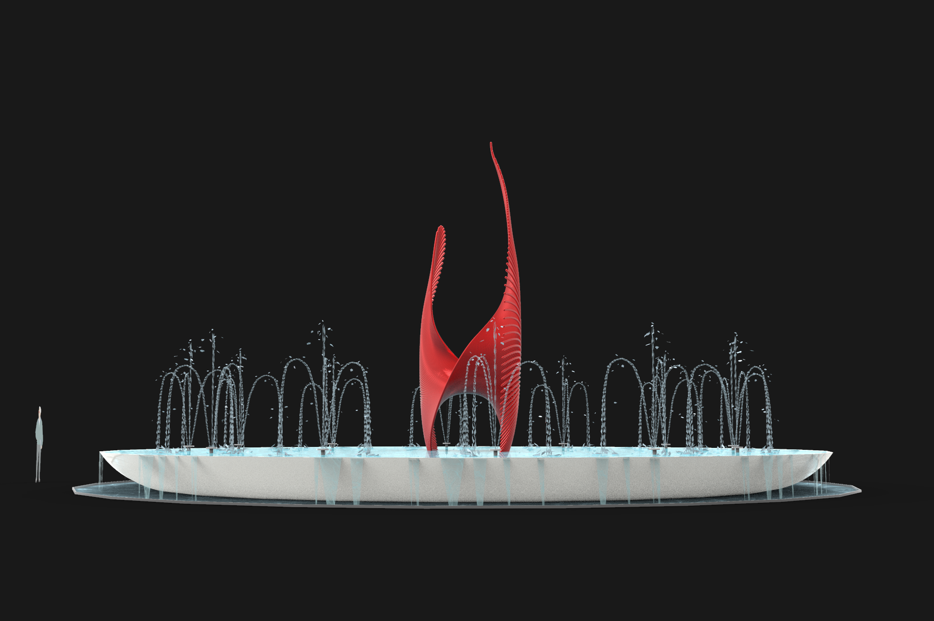 Sculpture, Architecture, Landscape，END，