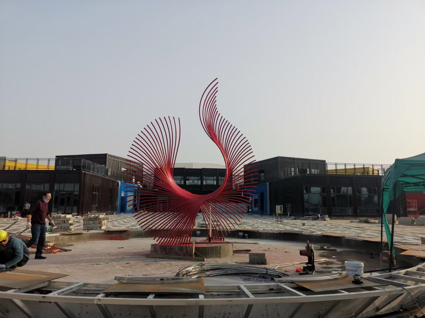 Sculpture, Architecture, Landscape，END，