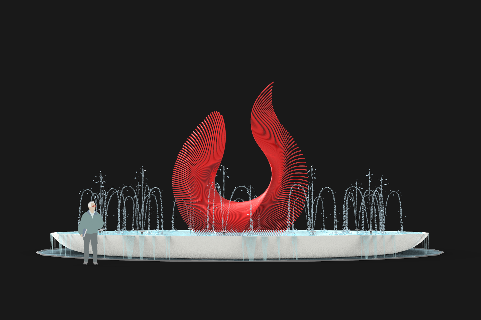 Sculpture, Architecture, Landscape，END，