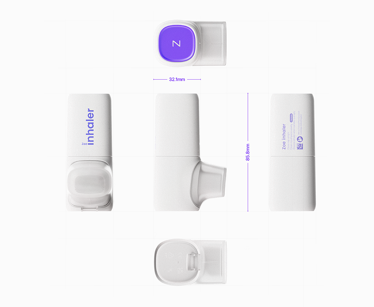 Zoe，asthma inhaler ，Medical supplies，medical apparatus and instruments，