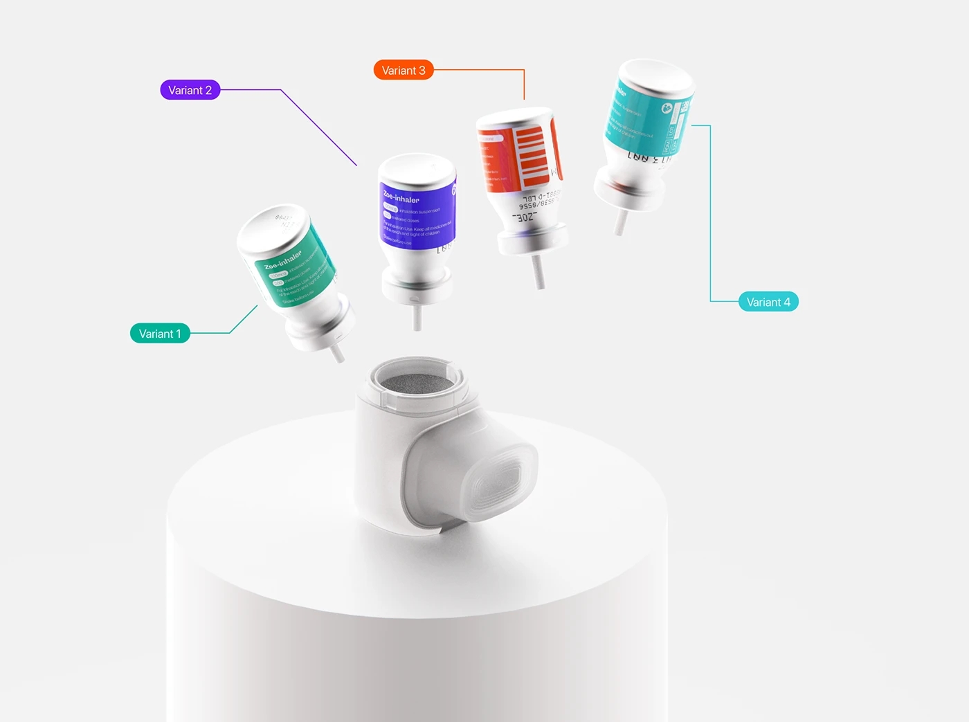 Zoe，asthma inhaler ，Medical supplies，medical apparatus and instruments，